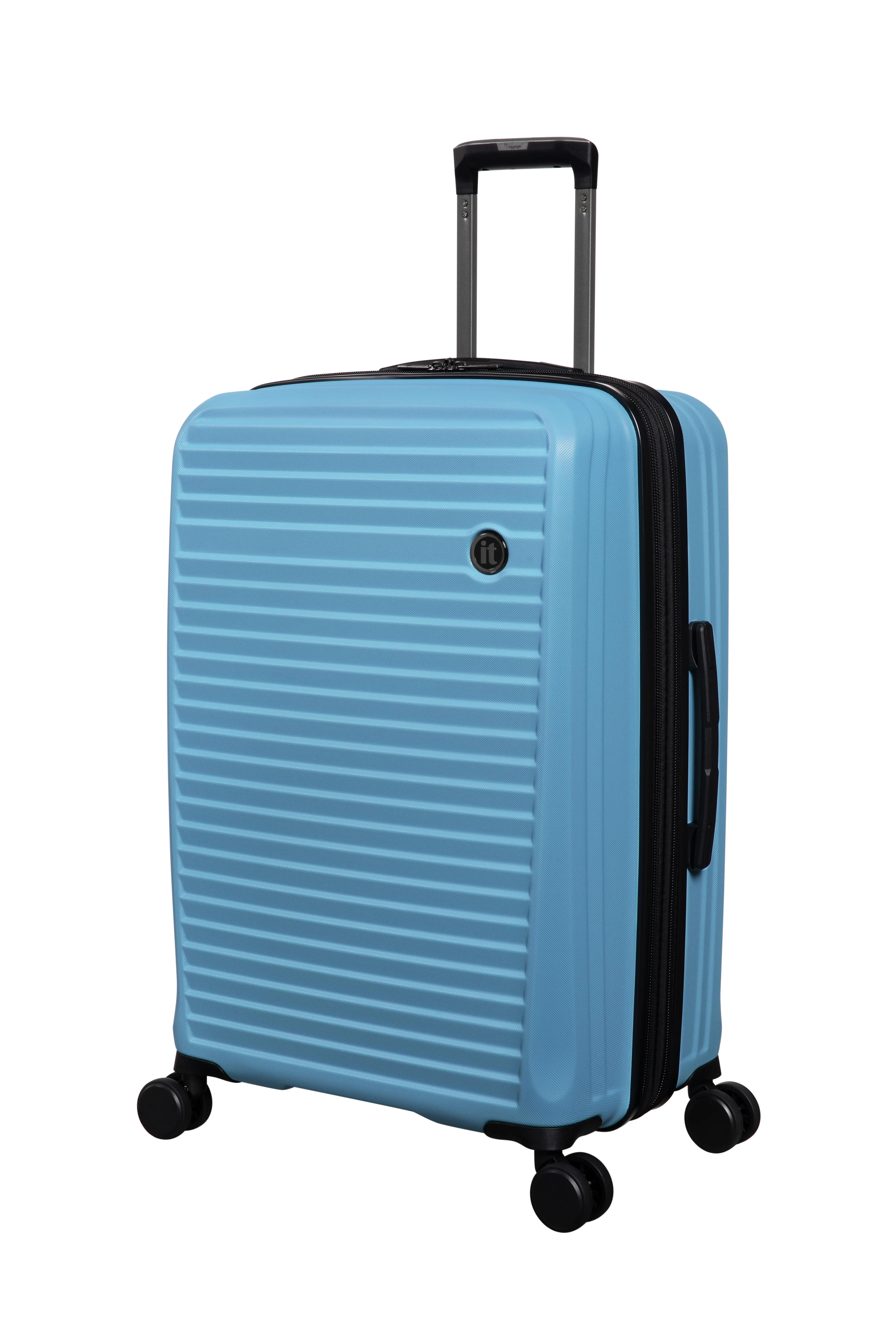 Sensational 2 Piece Hardside 8 Wheel Expandable Spinner Set, Air Blue - Image 3