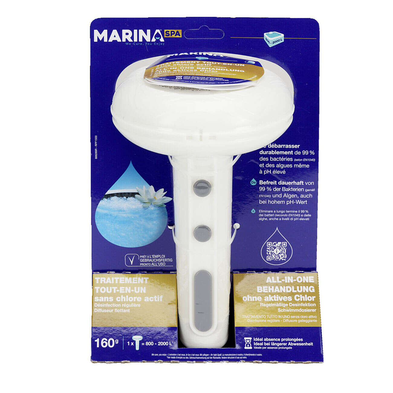 Diffuseur flottant pour SPA Marina Traitement complet au Brome