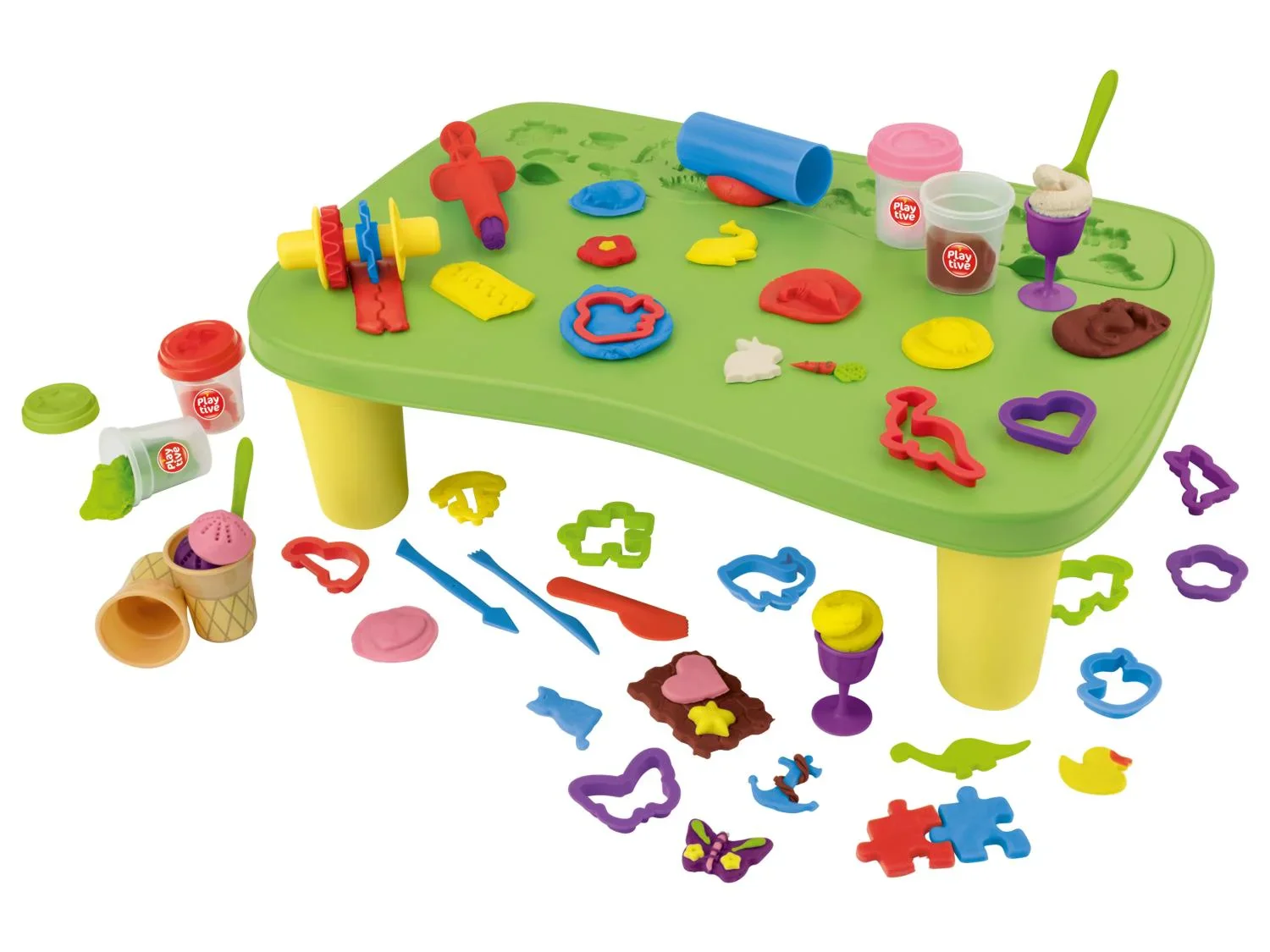 Playtive Table de jeu en pte  modeler
