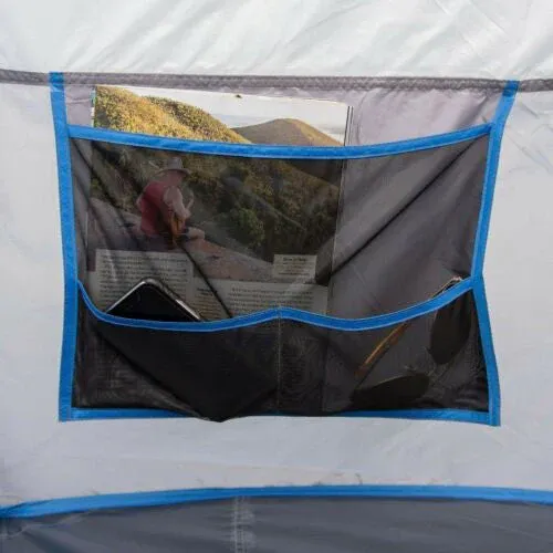 Tente familiale cabane de 16 personnes avec 3 pièces et 3 entrées