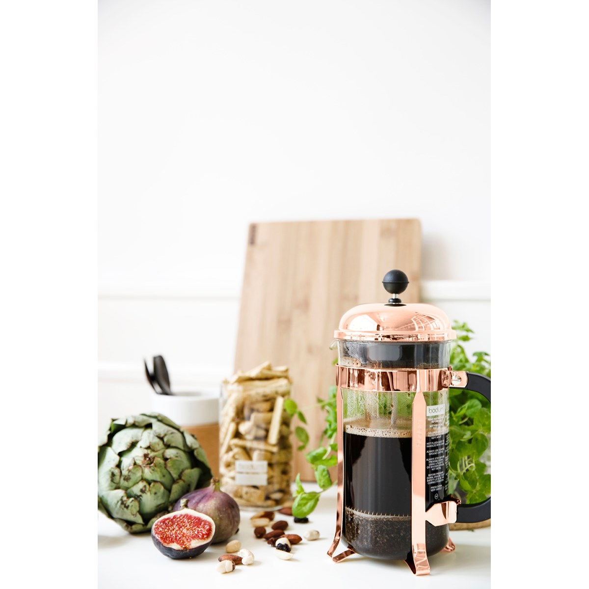 Chambord presskanne 8 kopper 1L kobber