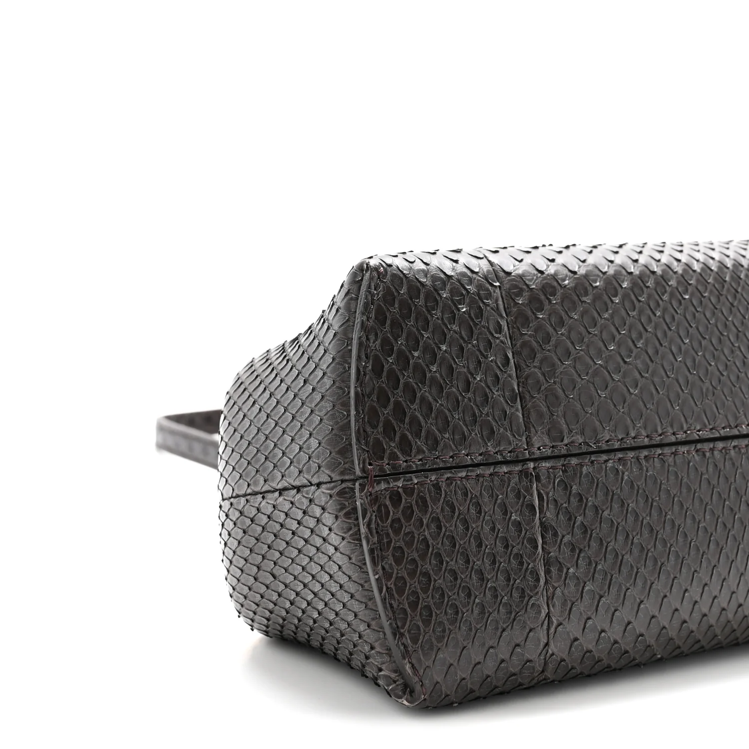 Snakeskin Small Fendi First Brown
