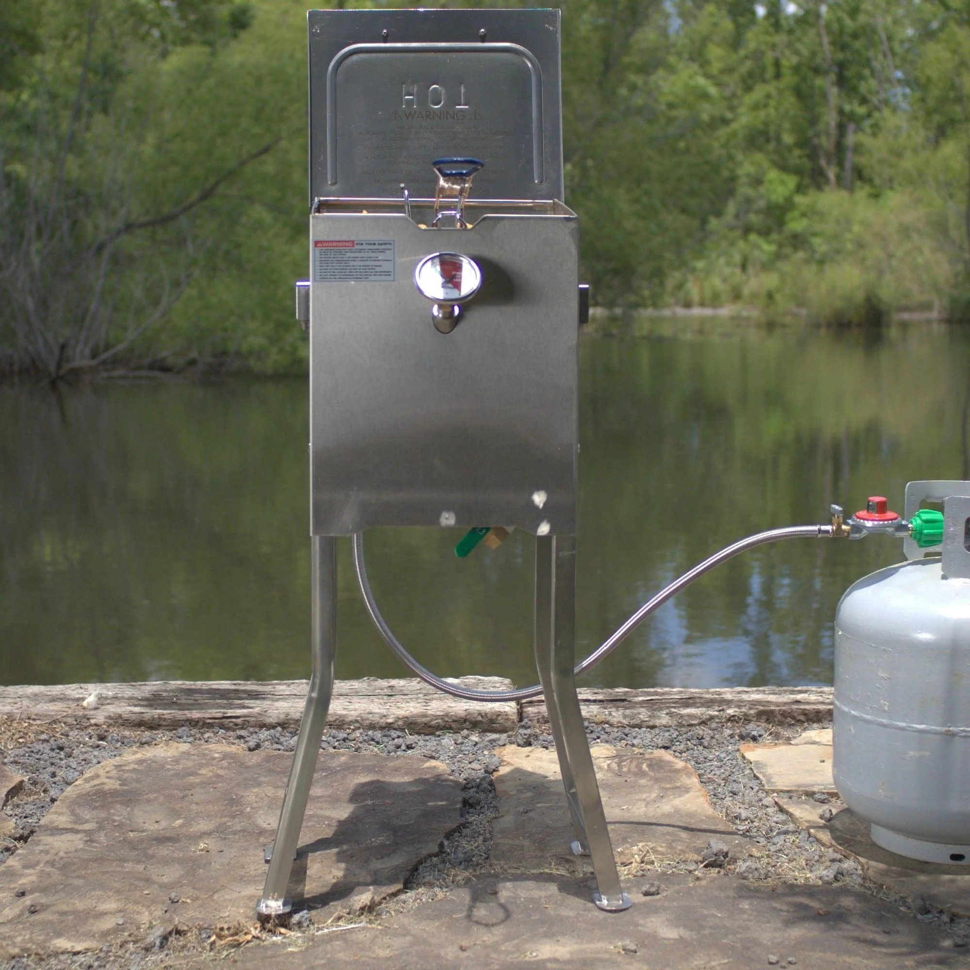 Bayou Classic 2.5 - Gal Stainless Bayou Fryer