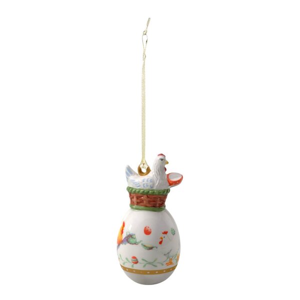 Annual Easter årsutgave 2026 ornament egg 4,5x5x10 cm multi