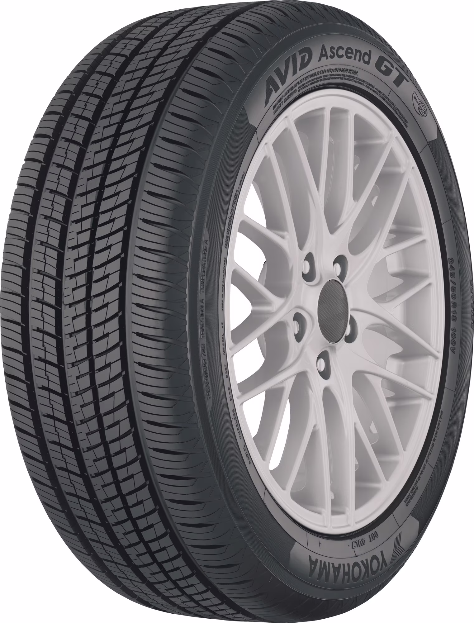 Set of 4 Yokohama Avid Ascend GT 195/65R15 91H Tires 1956515 195 65 15