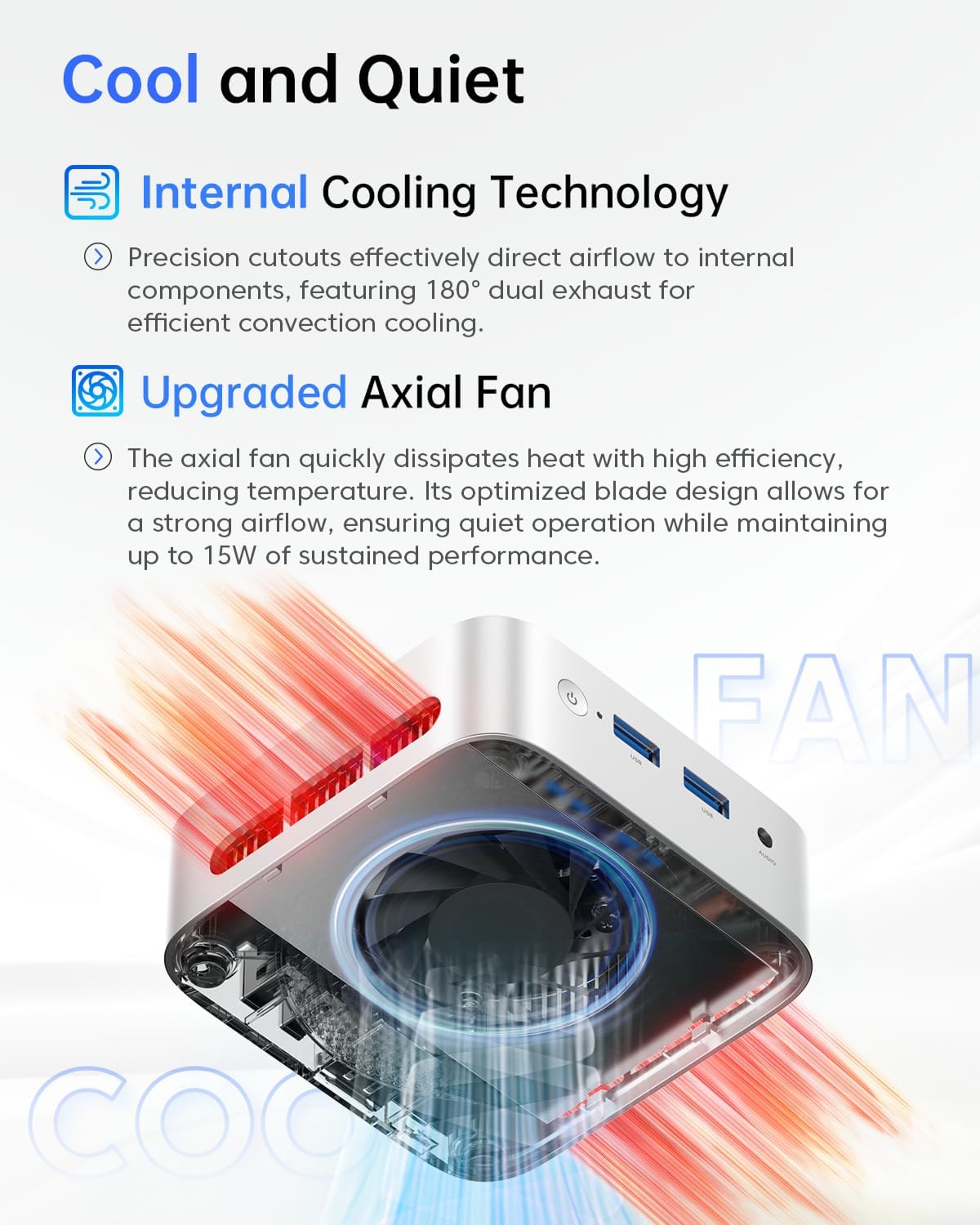ACEMAGIC V1 Mini PC Computers  Intel Twin Lake N150(Turbo 3.6GHz)  16GB DDR4 RAM 1TB M.2 SSD Mini Desktop Computer  4K HDMI DP/2xUSB3.2 WiFi/BT  VESA GbE  HTPC/Business Office Micro Pc