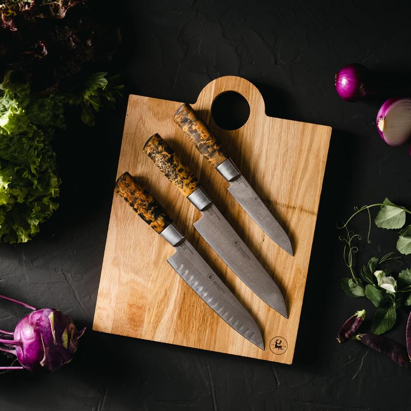 Hunter premium chef kokkekniv blank/bjørk