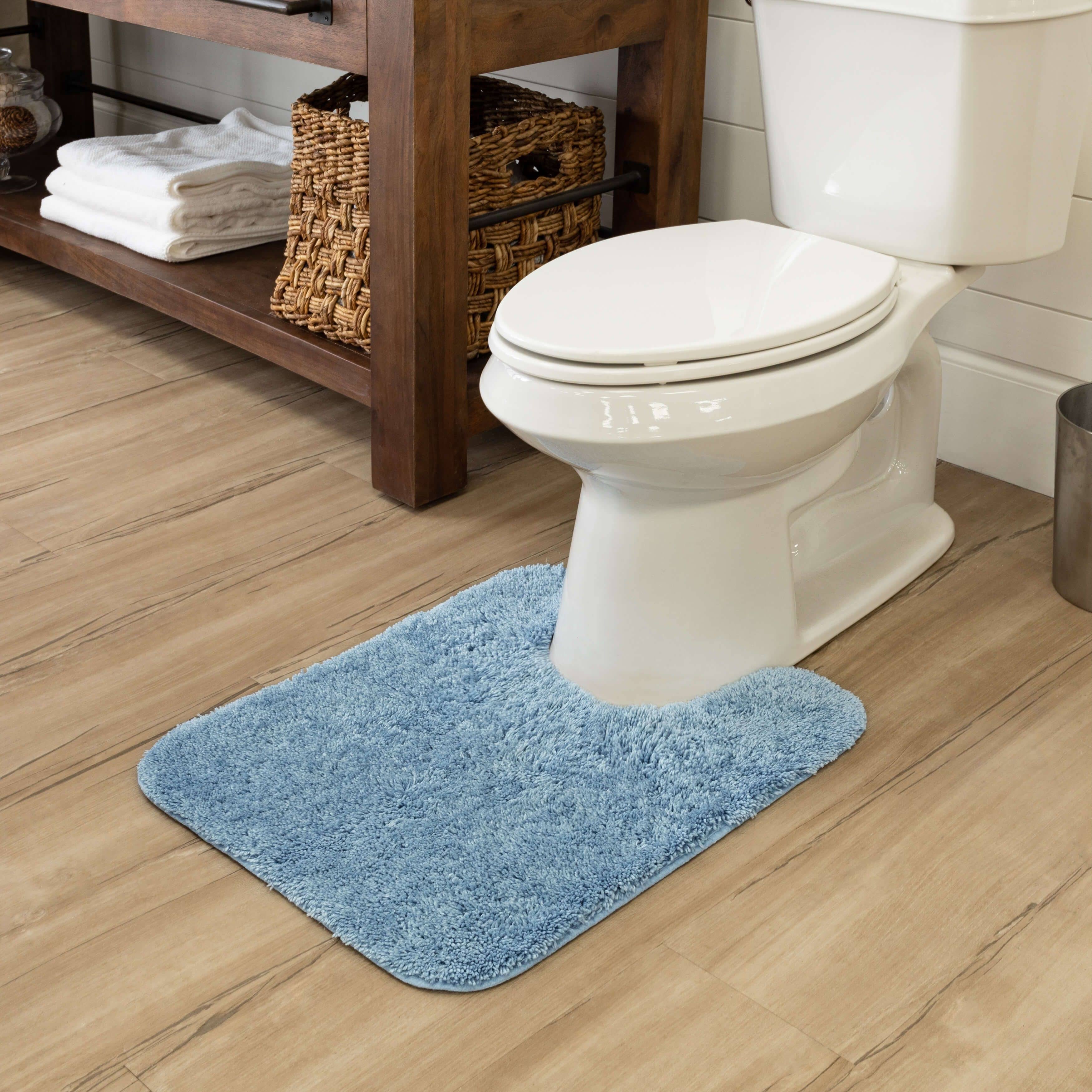Mohawk New Regency Bath Rug Diamond Blue