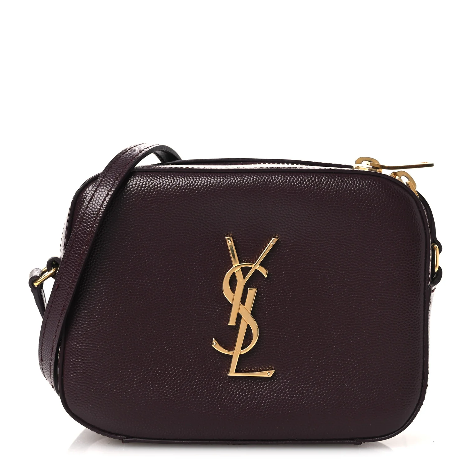 Grain De Poudre Small Classic Monogram Camera Bag Amaranto