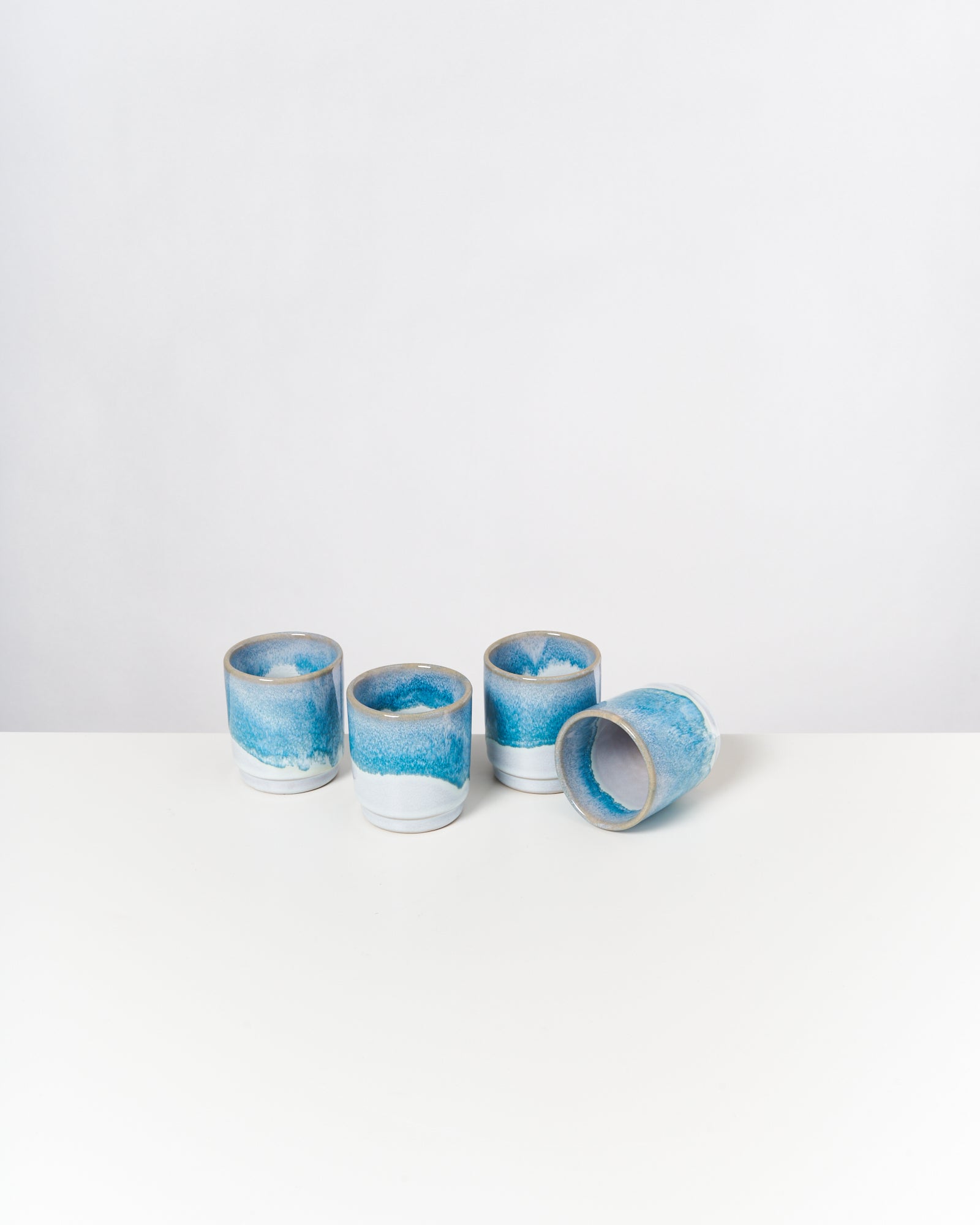 CORDOAMA - SMALL CUP AQUA SET OF 4