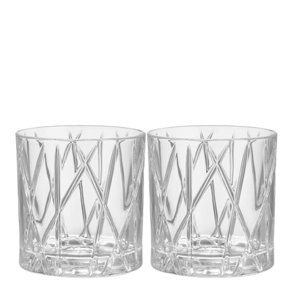 City double old fashioned-glass 34 cl 2 stk