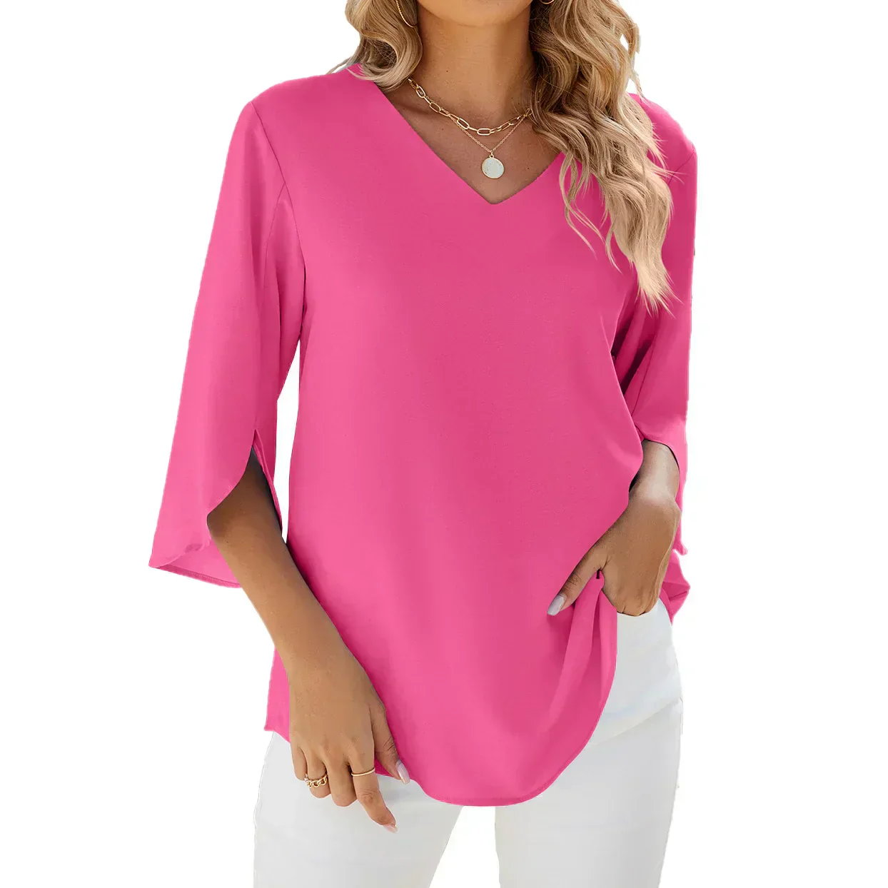 Mia - Blouse Décontractée Été