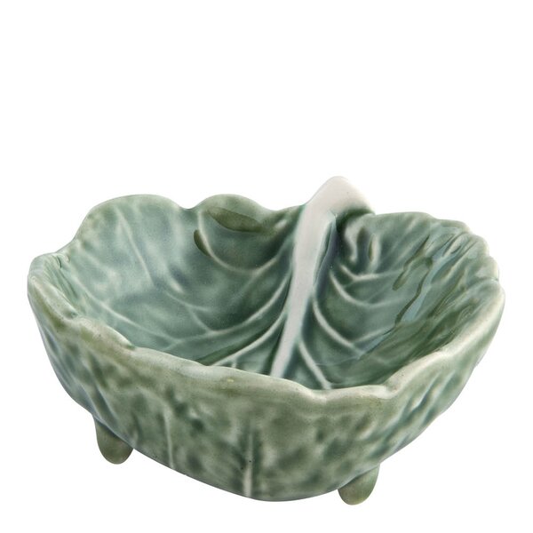 Cabbage skål 7x9 cm 10 cl kålblad grønn