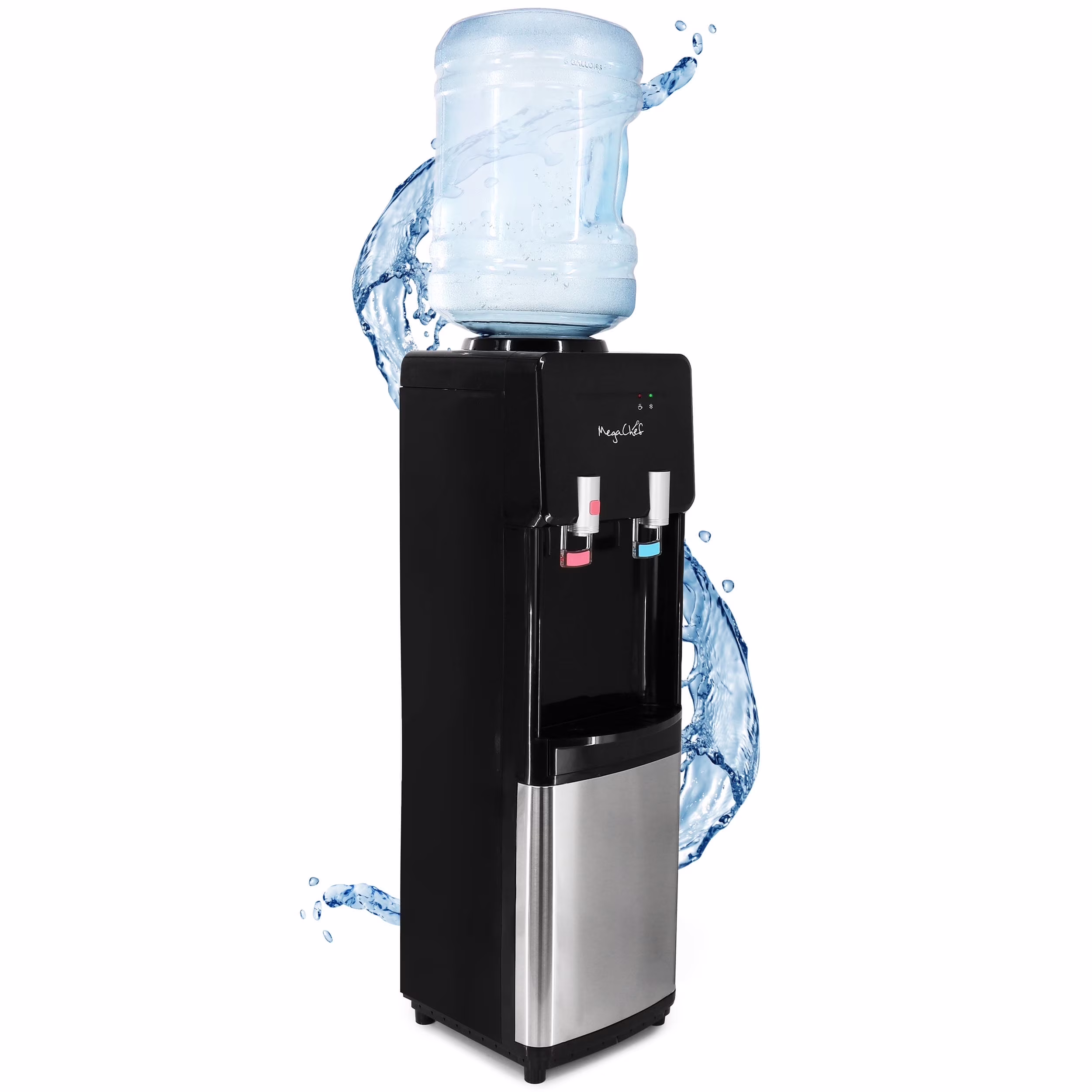 Stainless Steel Bottom Load Hot and Cold Water Dispenser 5 Gallon Water Cooler(Bottom Load Silver) - Image 5