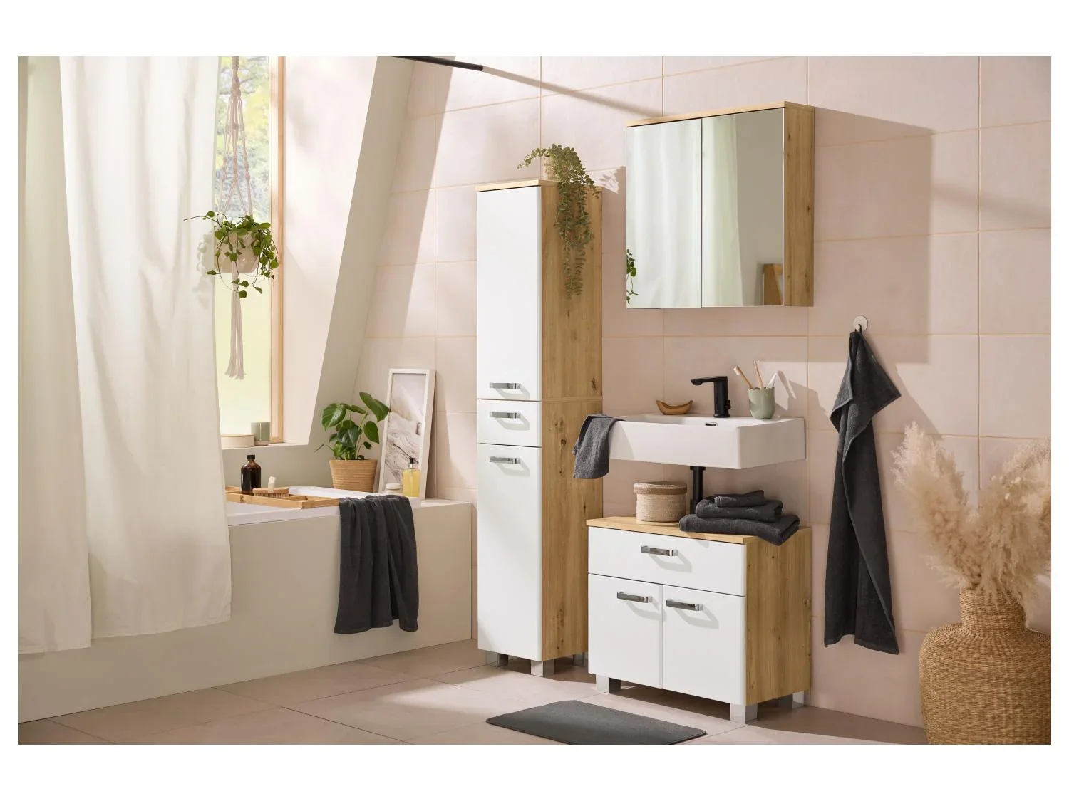 LIVARNO Colonne de salle de bain premium Palermo