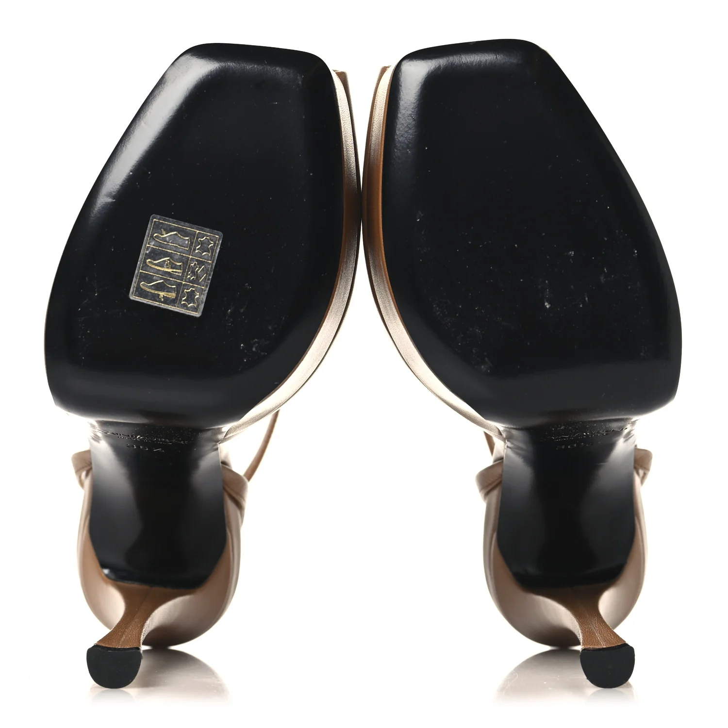 Smooth Calfskin La Scandale 110 Sandals 36.5 Dark Macademia 36.5