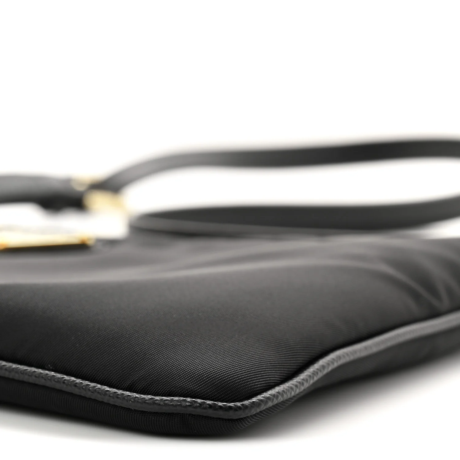 Re-Nylon Saffiano Pouch Black