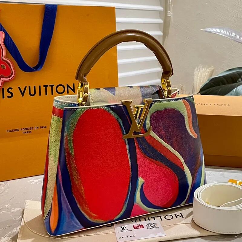 COPY【24SS/ショッパーデザイン★】LOUISVUITTON ショッピングバッグ