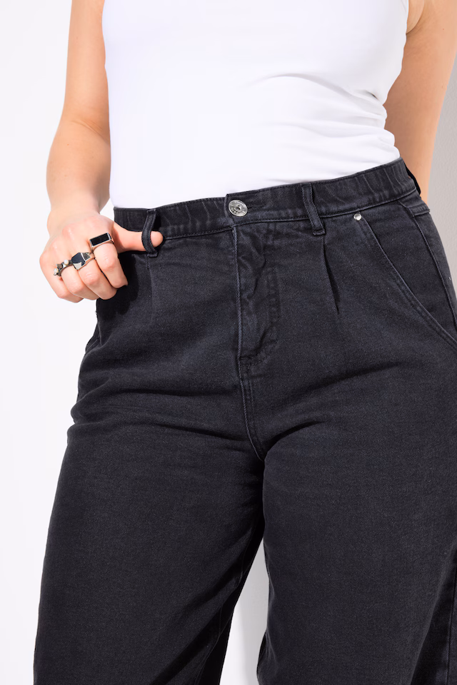 5 Pocket Denim Twill Balloon Pants