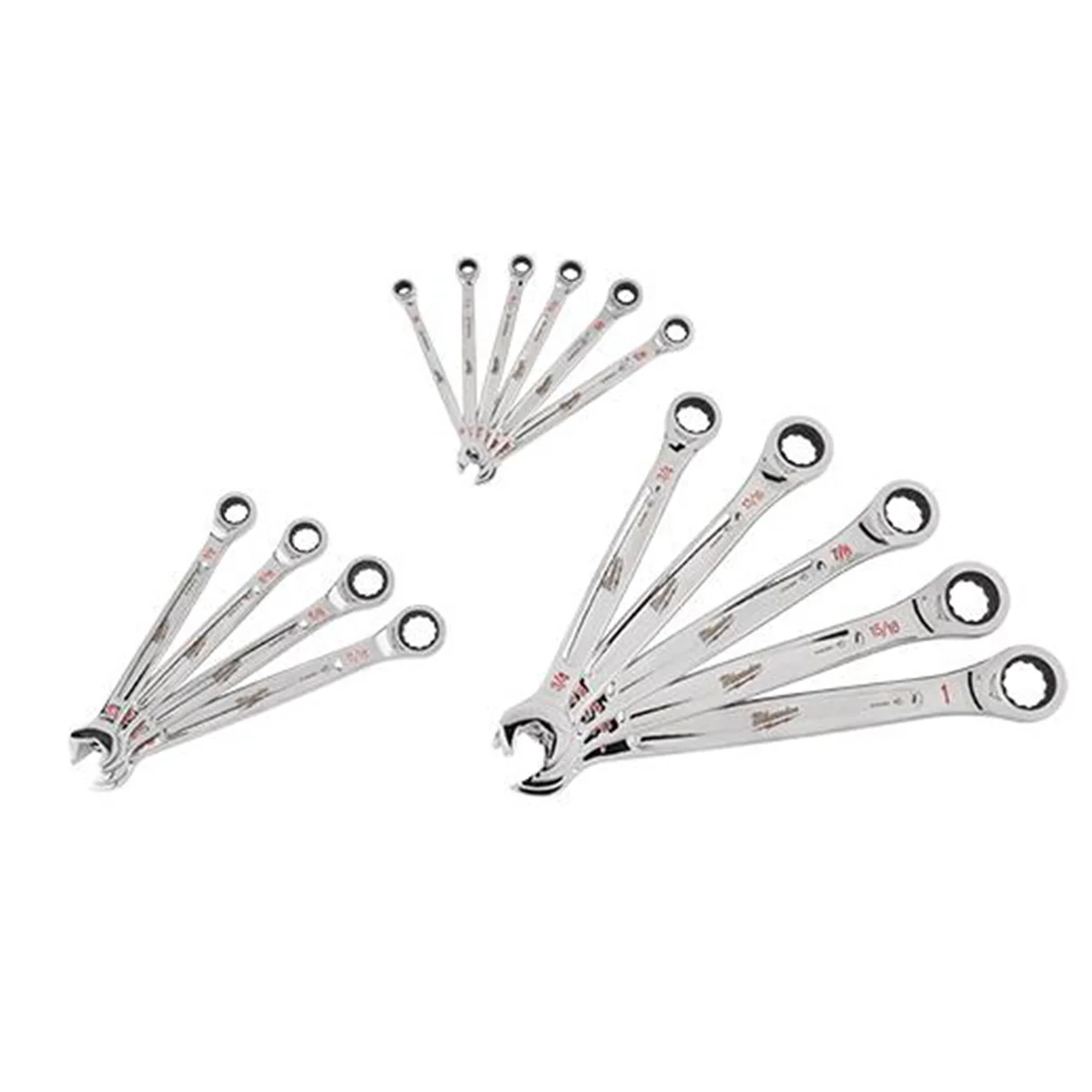 Milwaukee 48 - 22 - 9416 15pc Ratcheting Combination Wrench Set - SAE