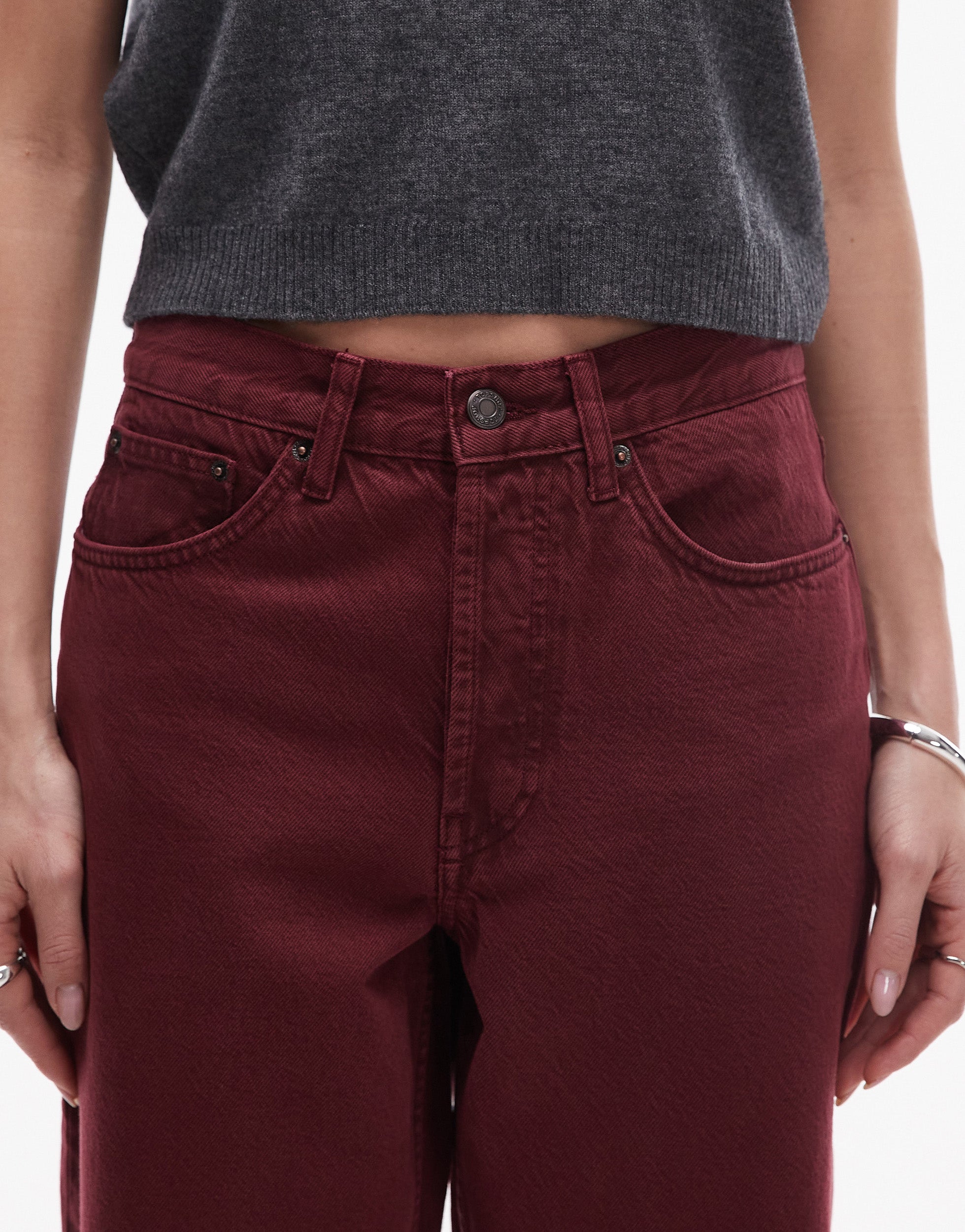 VERO MODA® TOPSHOP Mid waist Wide Leg Fit Jeans