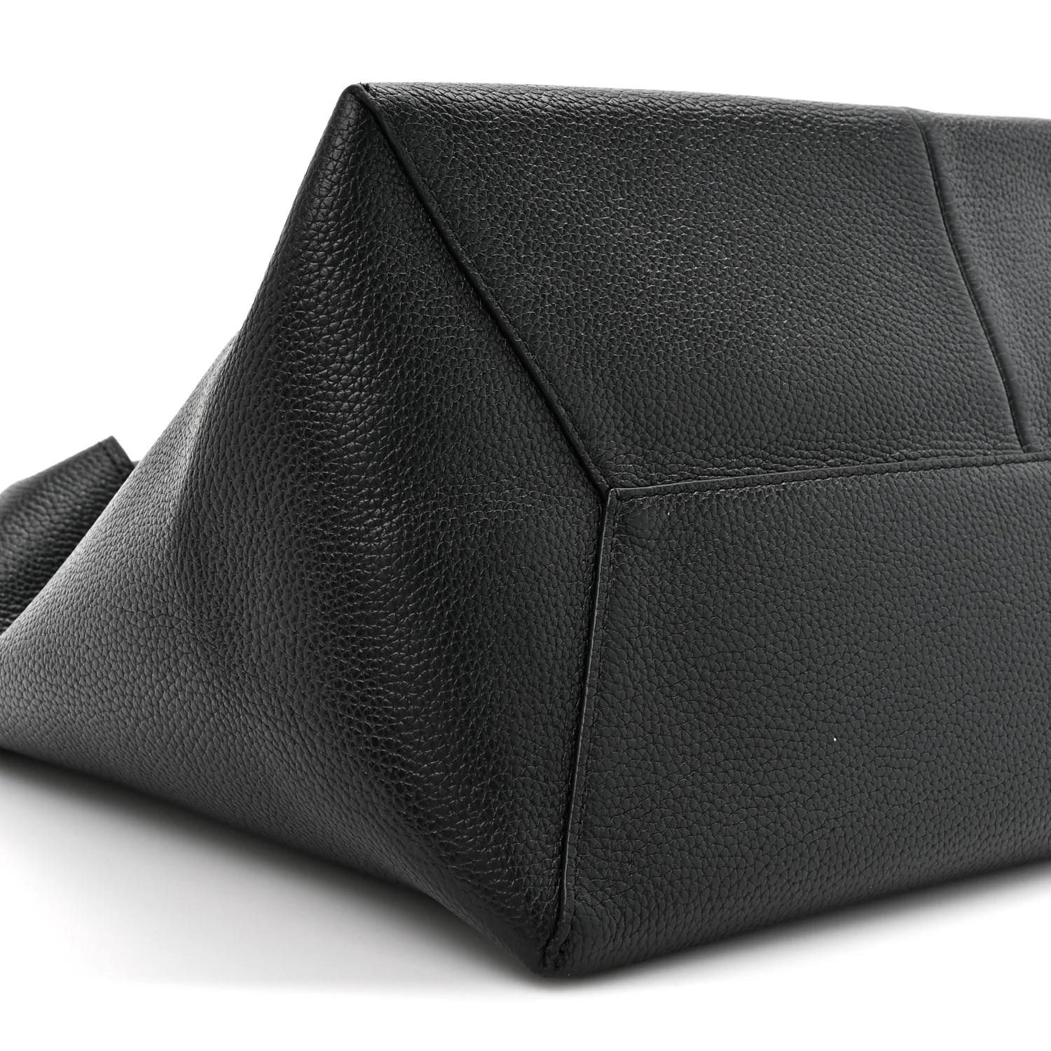 Grained Calfskin Medium The Sack Bag Black
