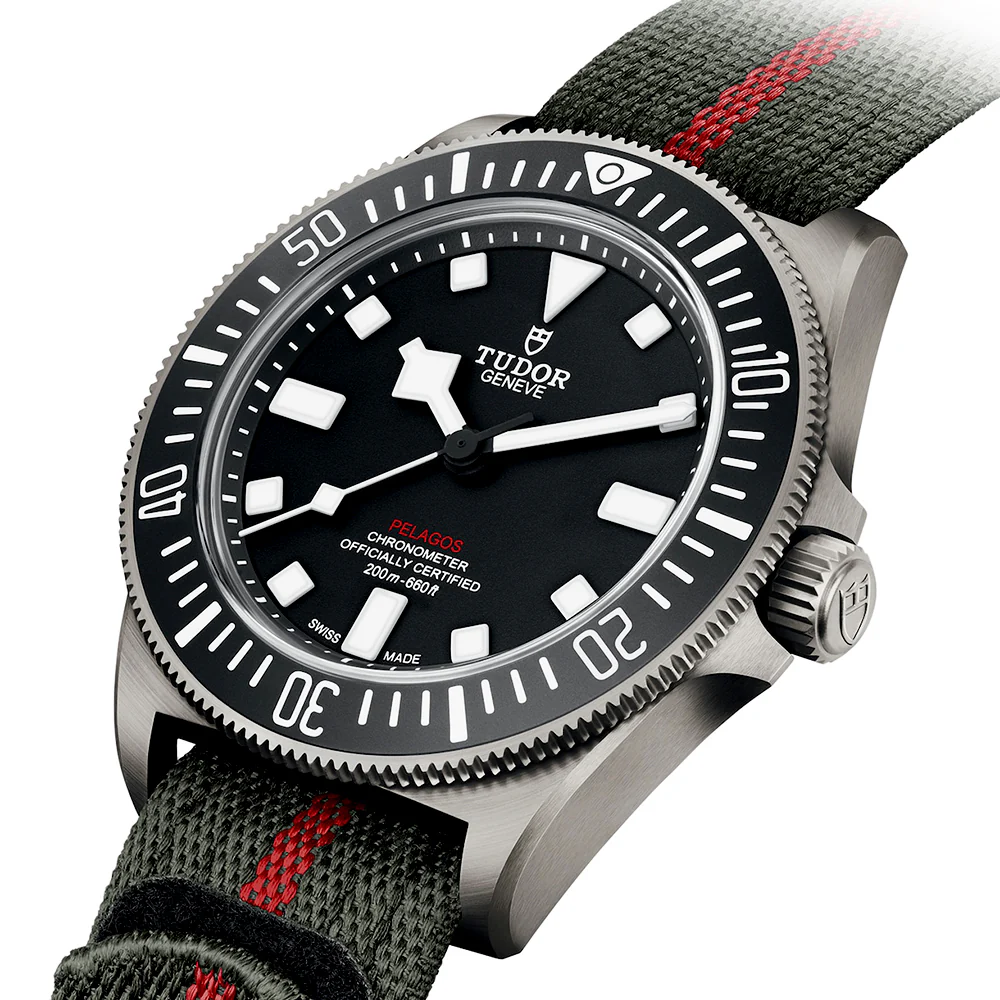 【Super Clone】TUDOR Pelagos FXD 42mm Black Dial Titanium Men's Automatic Watch M25717N-0001