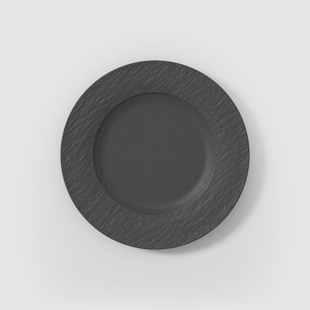 Manufacture Dinner plate - Black, 10.7'', Premium Porcelain