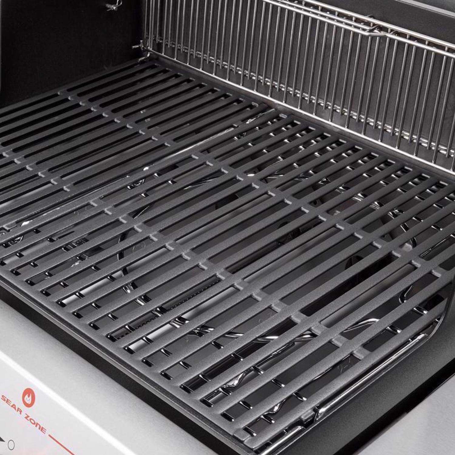 Barbecue Weber Genesis E-335 à 3 brûleurs, fonctionnant au propane liquide, bleu océan profond