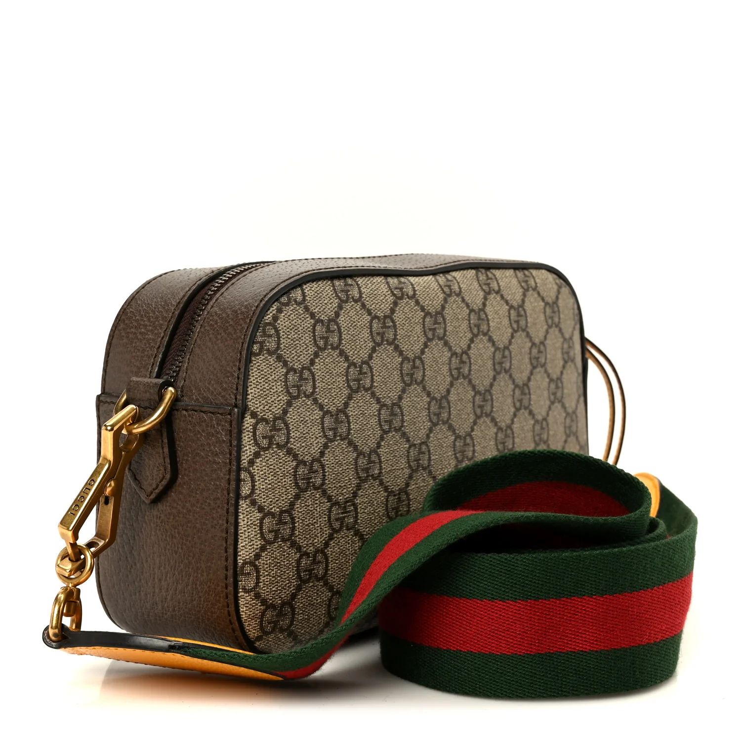GG Supreme Monogram Web Neo Vintage Shoulder Bag Beige New Acero Crop