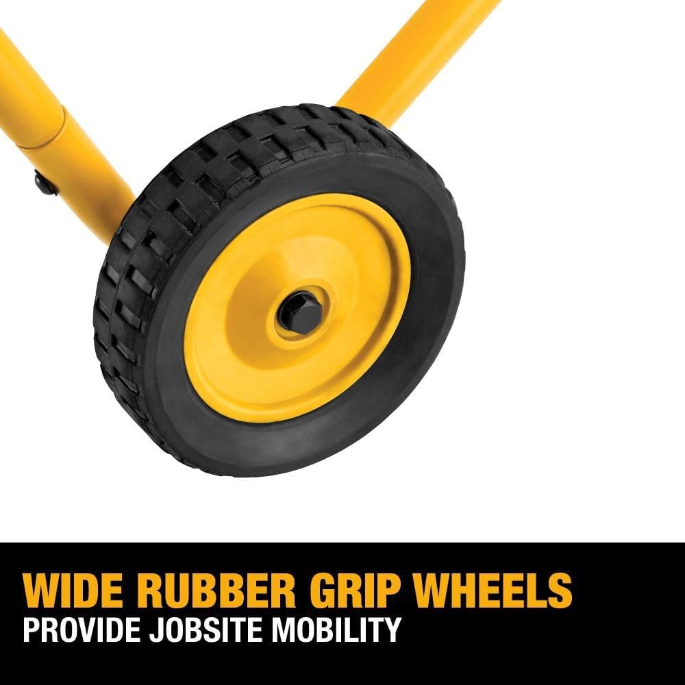 Support pour scie à onglets avec roulettes – DWX726
