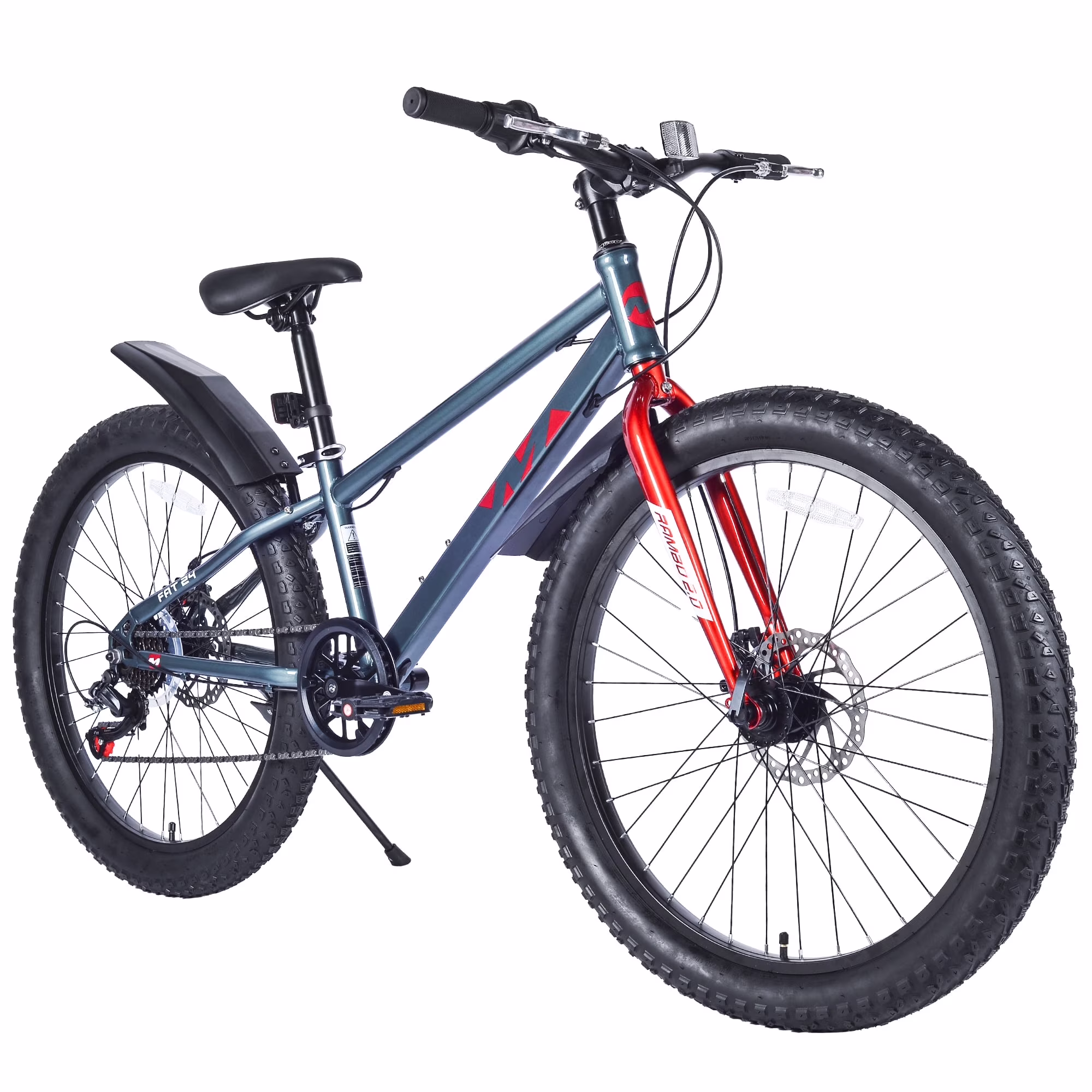 24 inch Bicycles, Mountain Bike , Dual-Disc Brake, Shimano 7-Speed, Beach and Snow Bicycle.