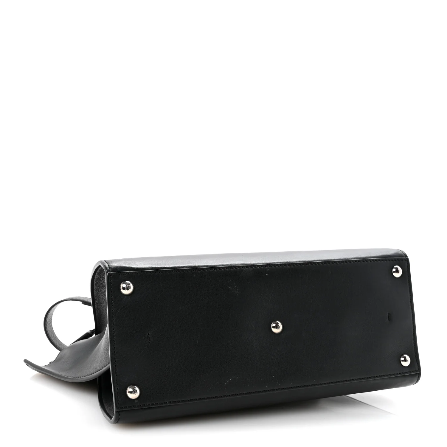 Vitello Dolce Shiny Nappa Petite 3Jours Tote Black