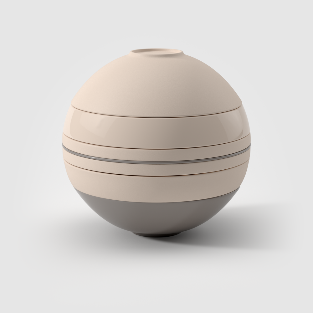 La Boule Dinnerware set - Beige, Premium Porcelain