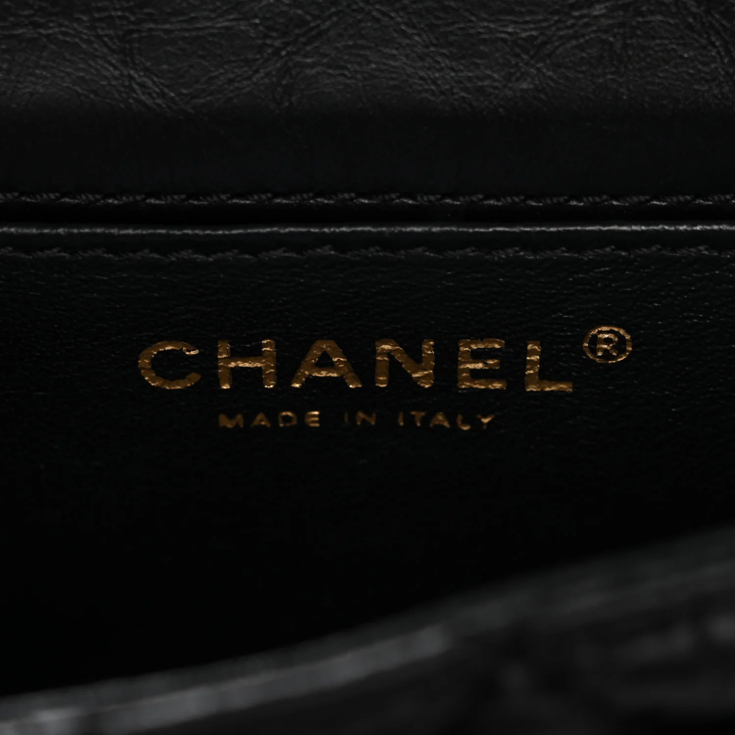 Aged Calfskin Quilted 2.55 Reissue Chain Waist Bag Black
