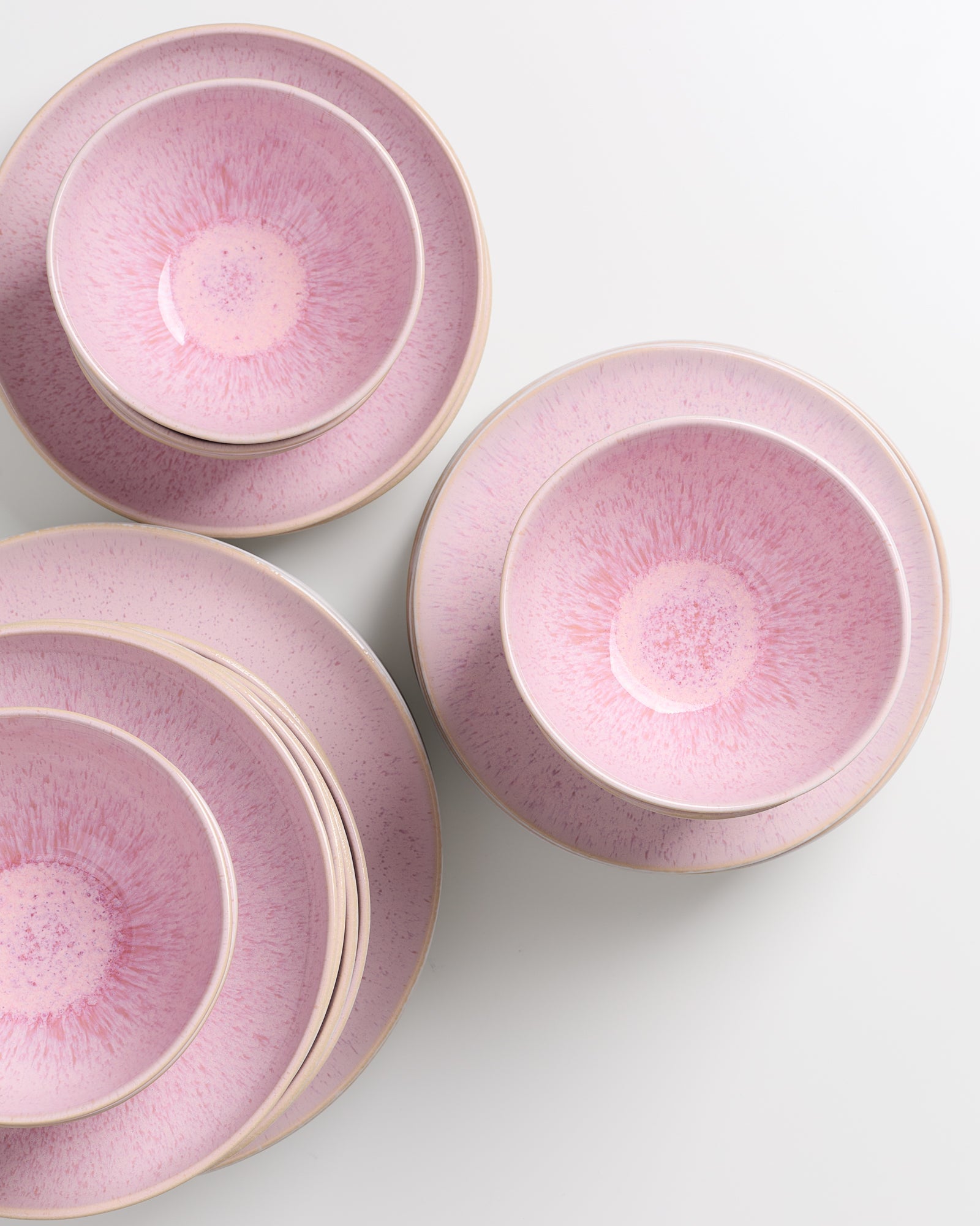 AREIA - TABLEWARE SET CLASSIC ROSÉ 40 PIECES