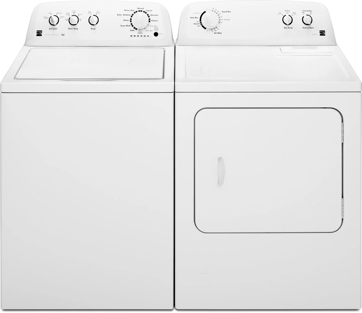 29′′ Front Load Electric Dryer with Wrinkle Guard and 7.0 Cubic Ft. Total Capacity. White