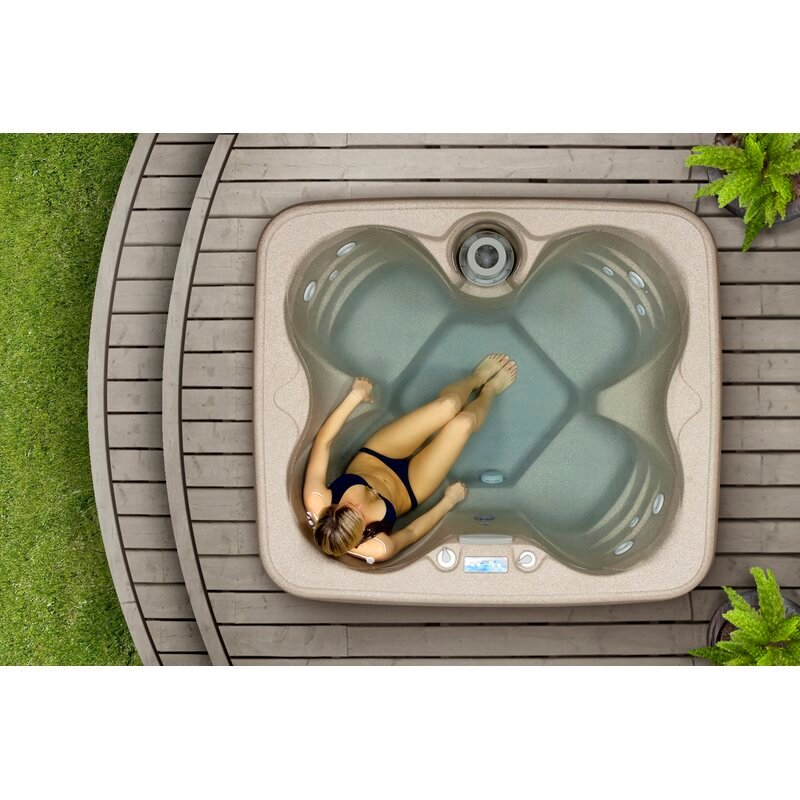 Spa rectangulaire prêt à l'emploi Lifesmart Spas LS100 pour 4 personnes, 13 jets