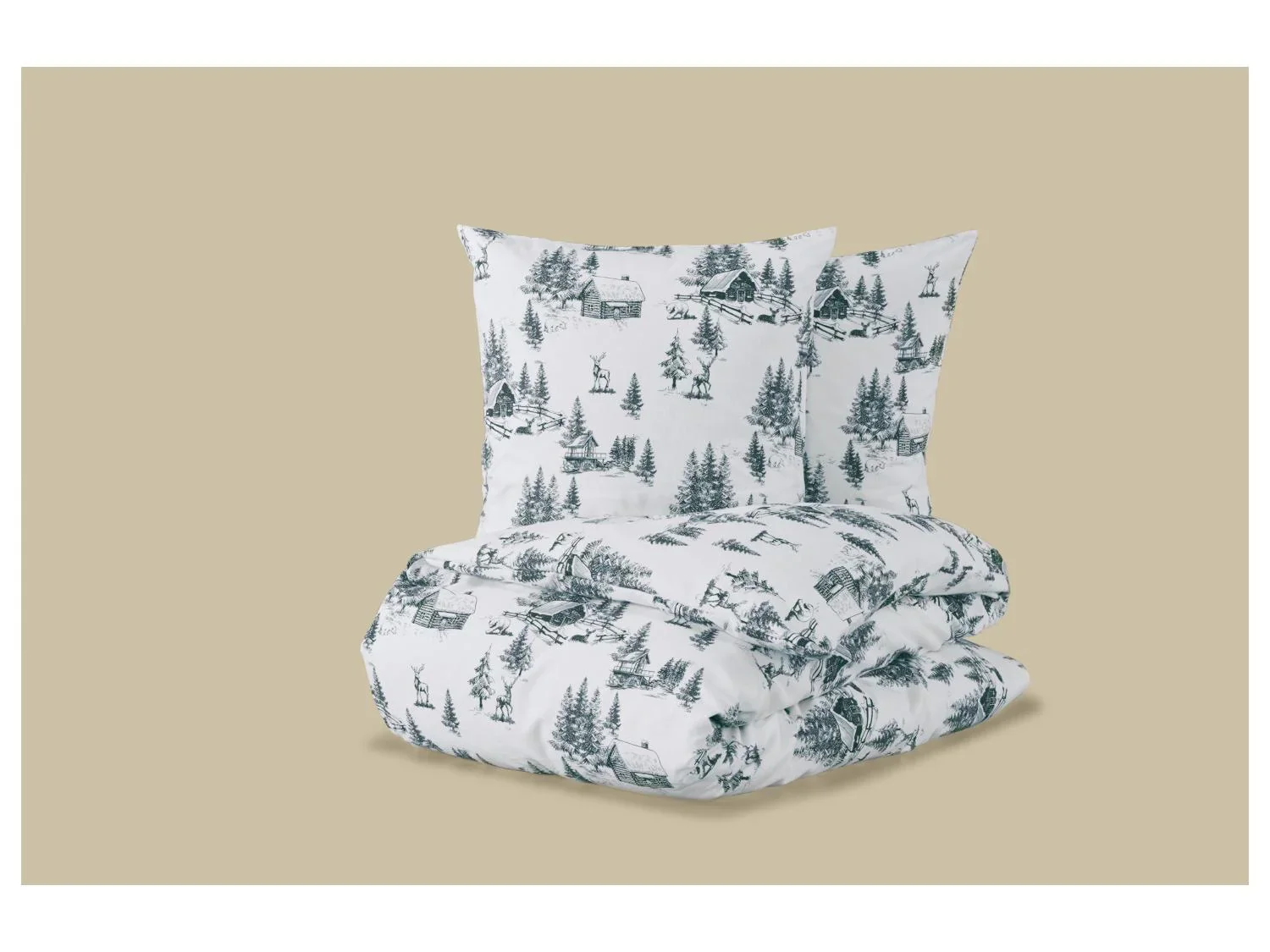 LIVARNO Parure de lit en flanelle, 260 x 240 cm