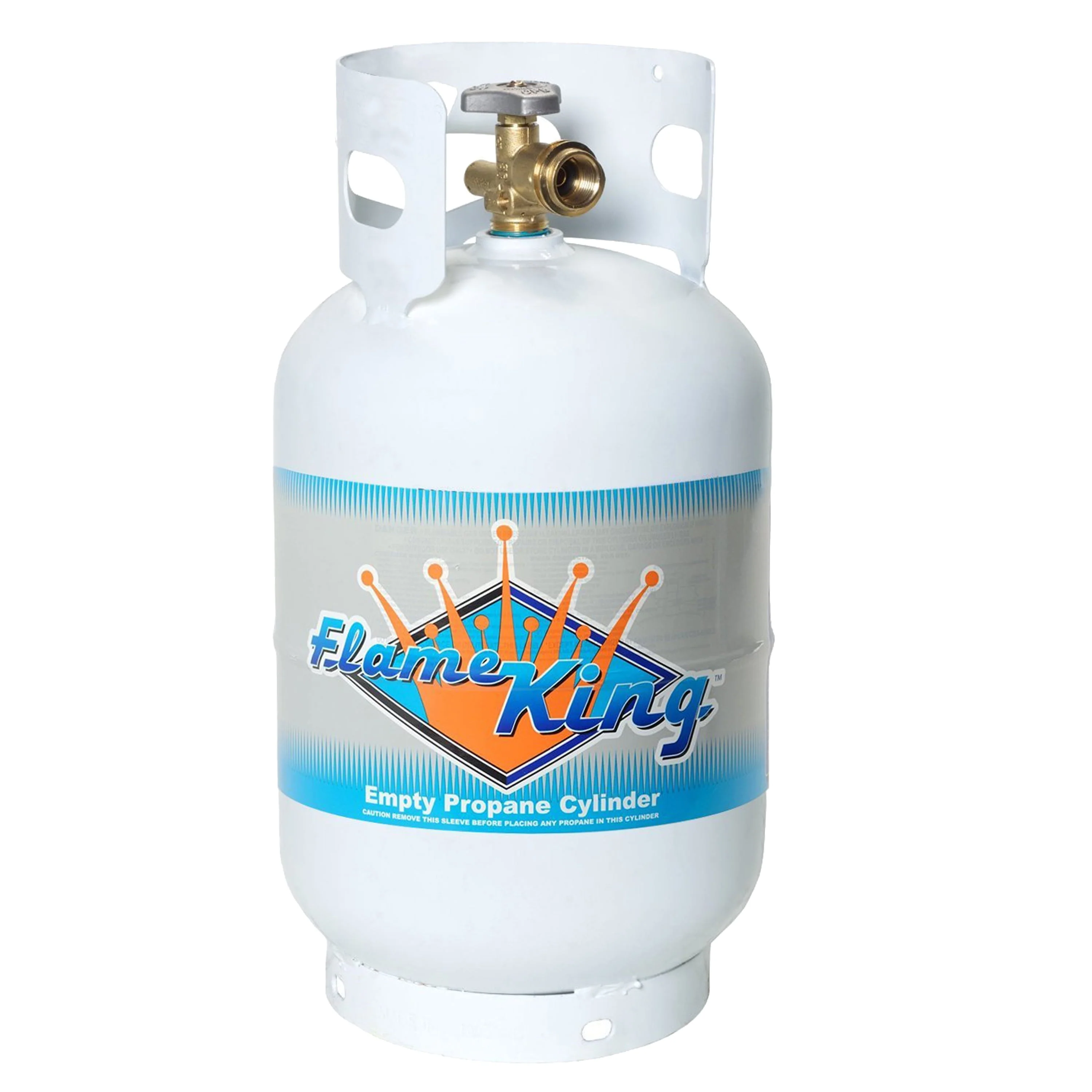 11 lb Propane Tank Cylinder with Type 1 Overfill Protection Device Valve (Ships Empty)