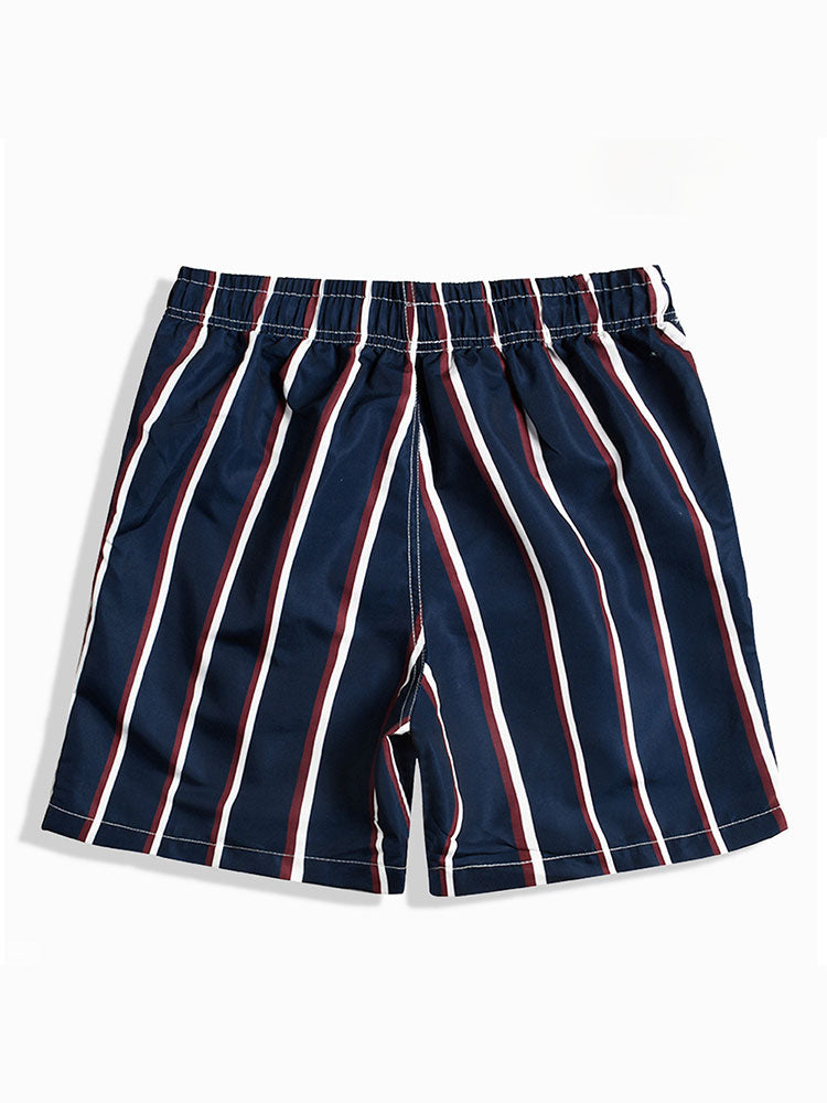 Short de bain à rayures