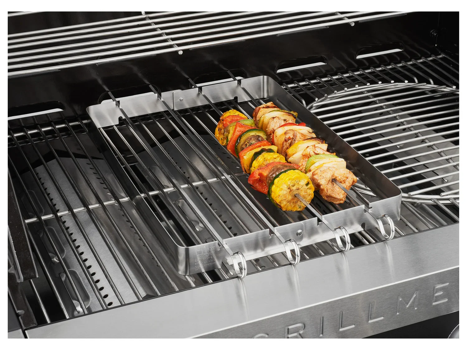 GRILLMEISTER Set de piques  brochettes pour barbecue