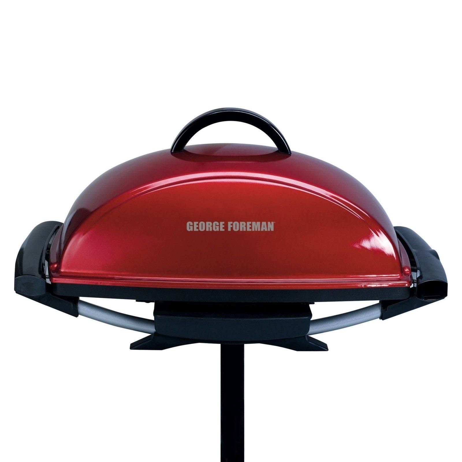 George Foreman Gfo201r Indoor/Outdoor Electric Grill - Red