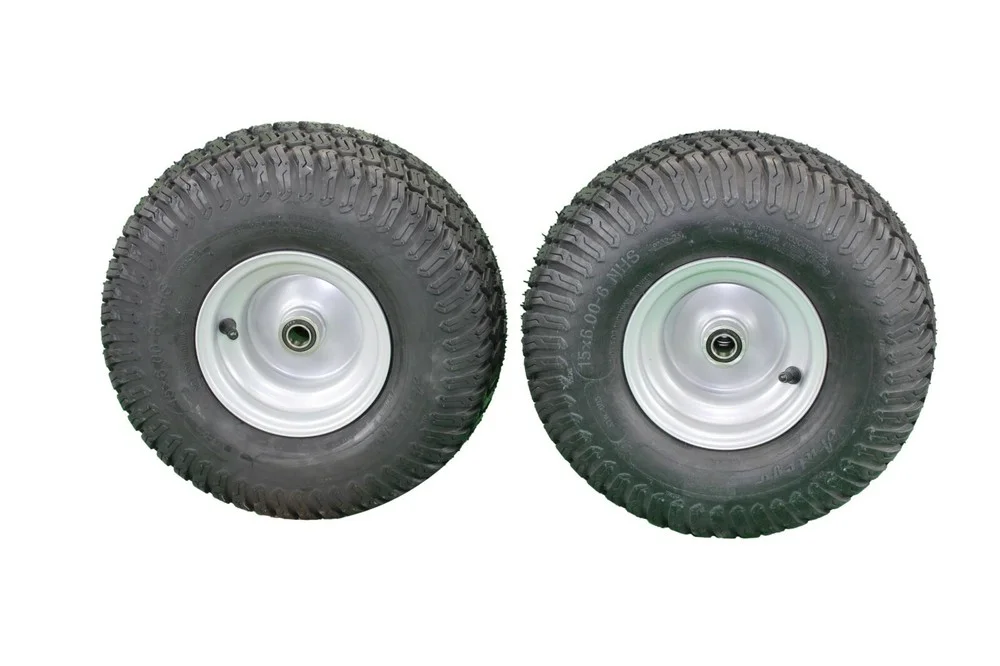 Tire & Wheel (Set of 2) 15x6.00 - 6 Tire and Wheel Assemblies, ATW - 003