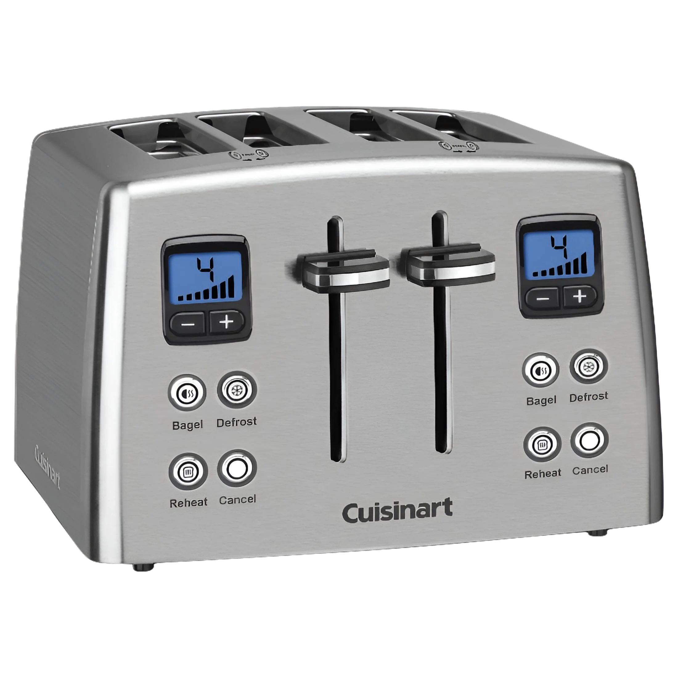 Toasters 4 Slice Countdown Metal Toaster, New, CPT-435P1 - Image 3