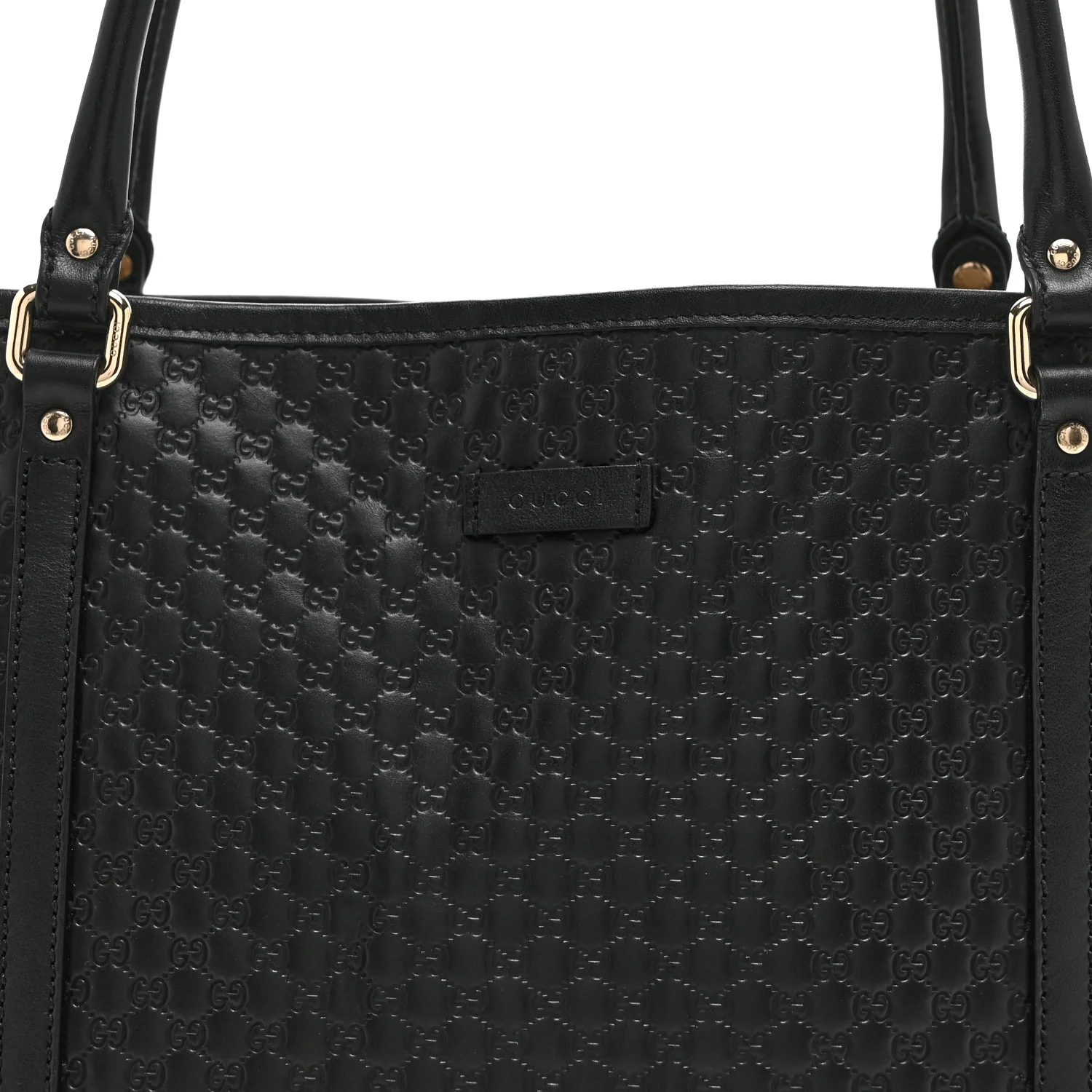 Microguccissima Medium Joy Tote Black
