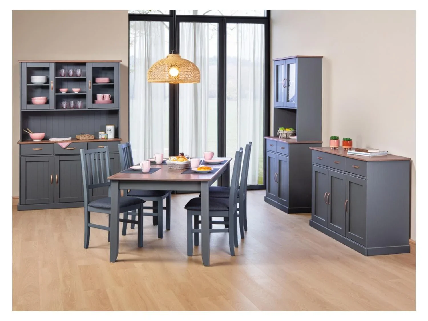 Inter Link Table de salle  manger Westerland, 160 x 90 x 75 cm