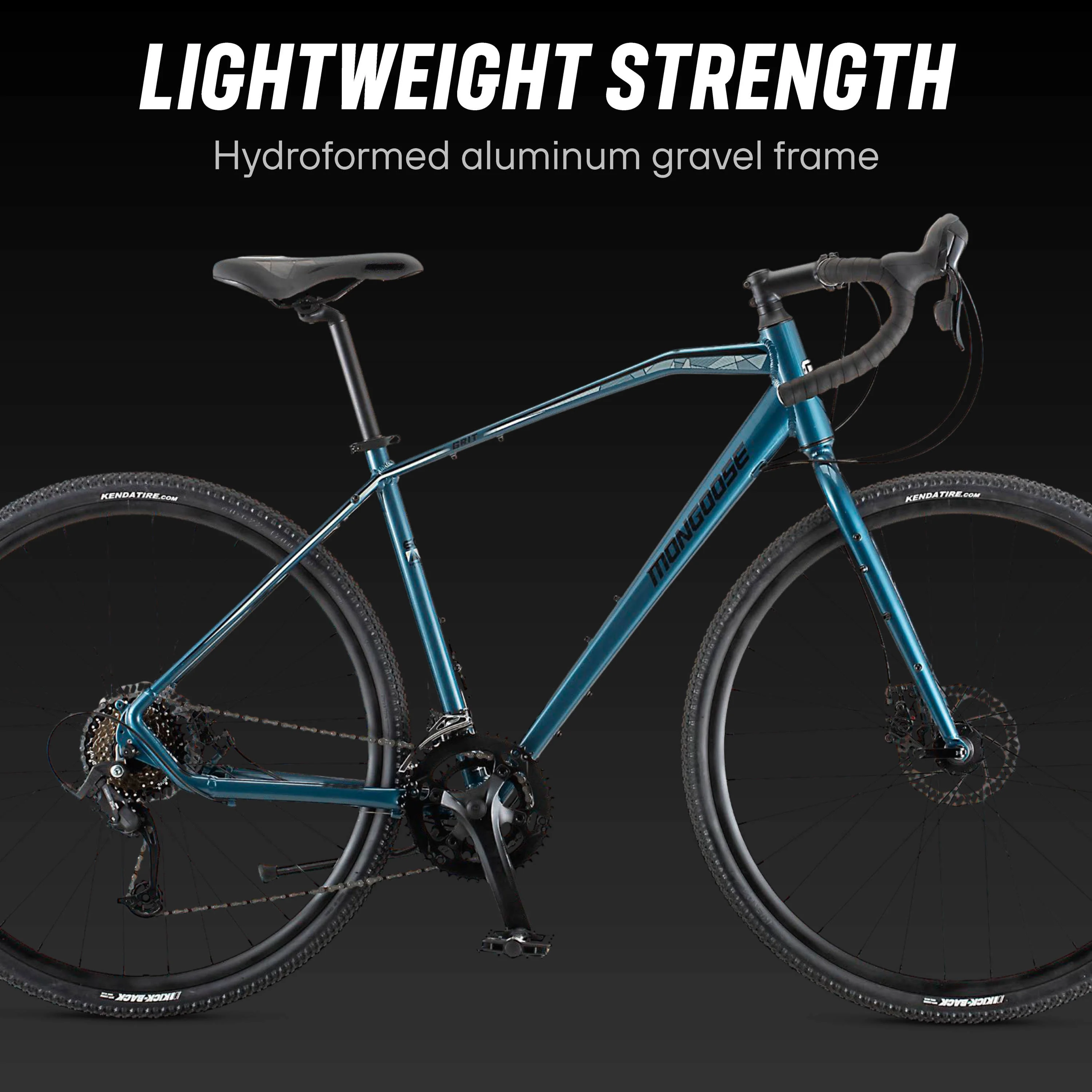 Grit Adventure Road Bike, 14 speeds, 700c wheels, blue - Image 4