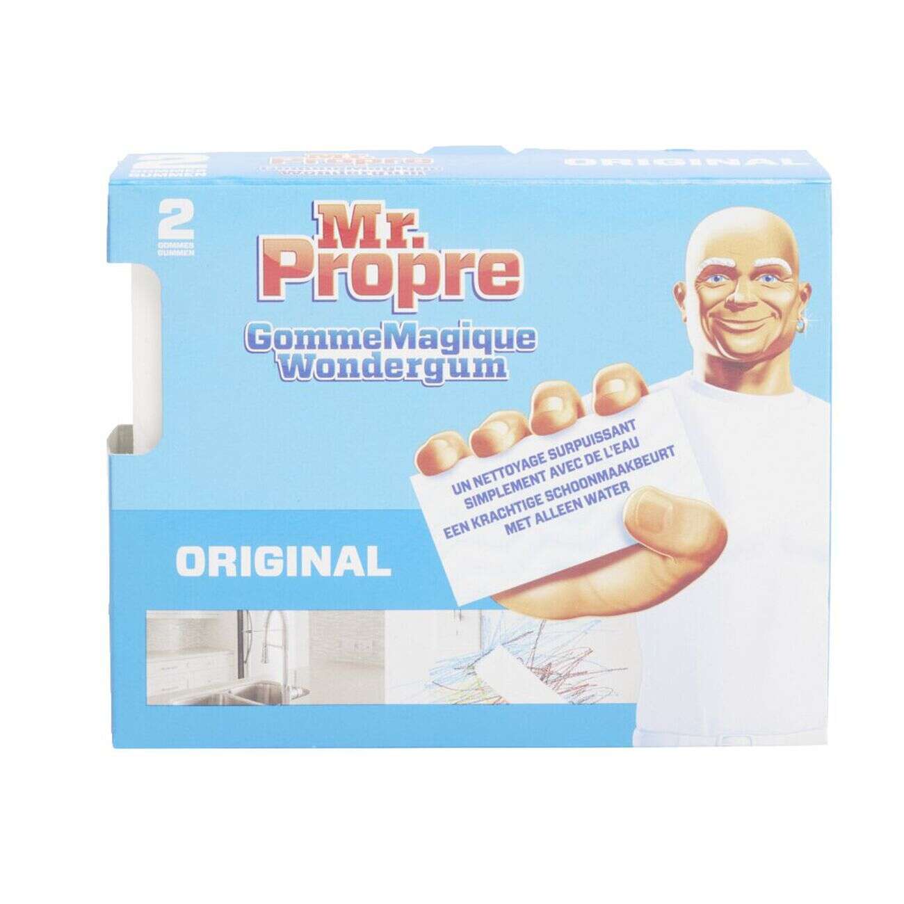 Éponge magique blanche Mr Propre x2