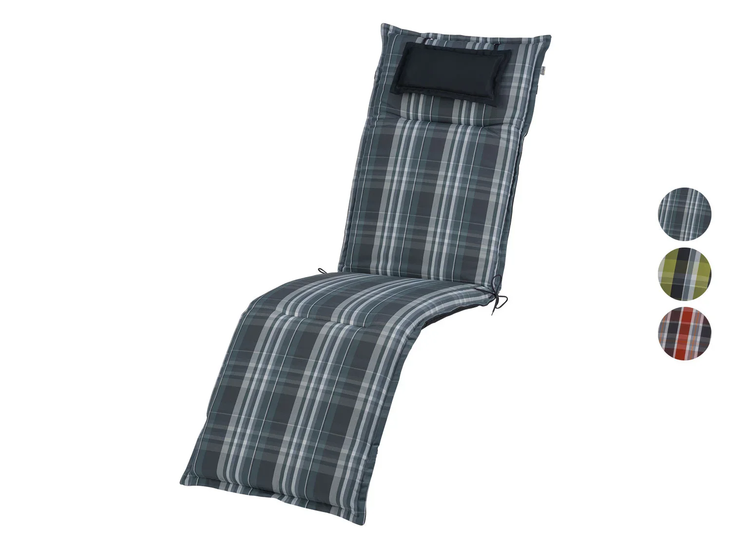 LIVARNO home Coussin pour chaise de jardin Toronto, 167 x 50 cm